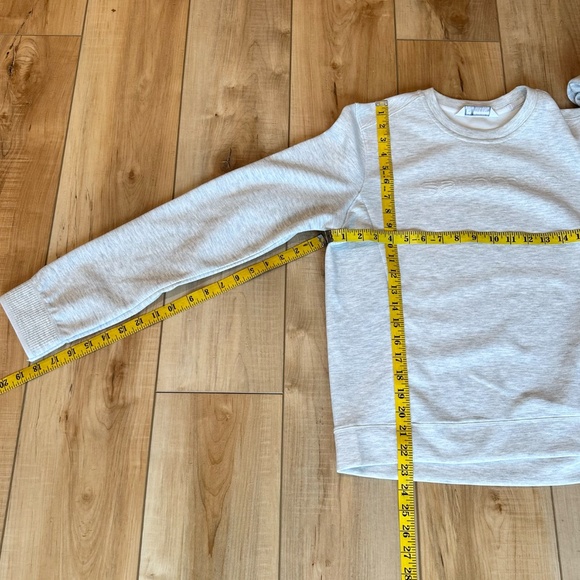 Salomon Women's Lightweight SOFT Sweatshirt Heathered Gray/White Large - Picture 5 of 9